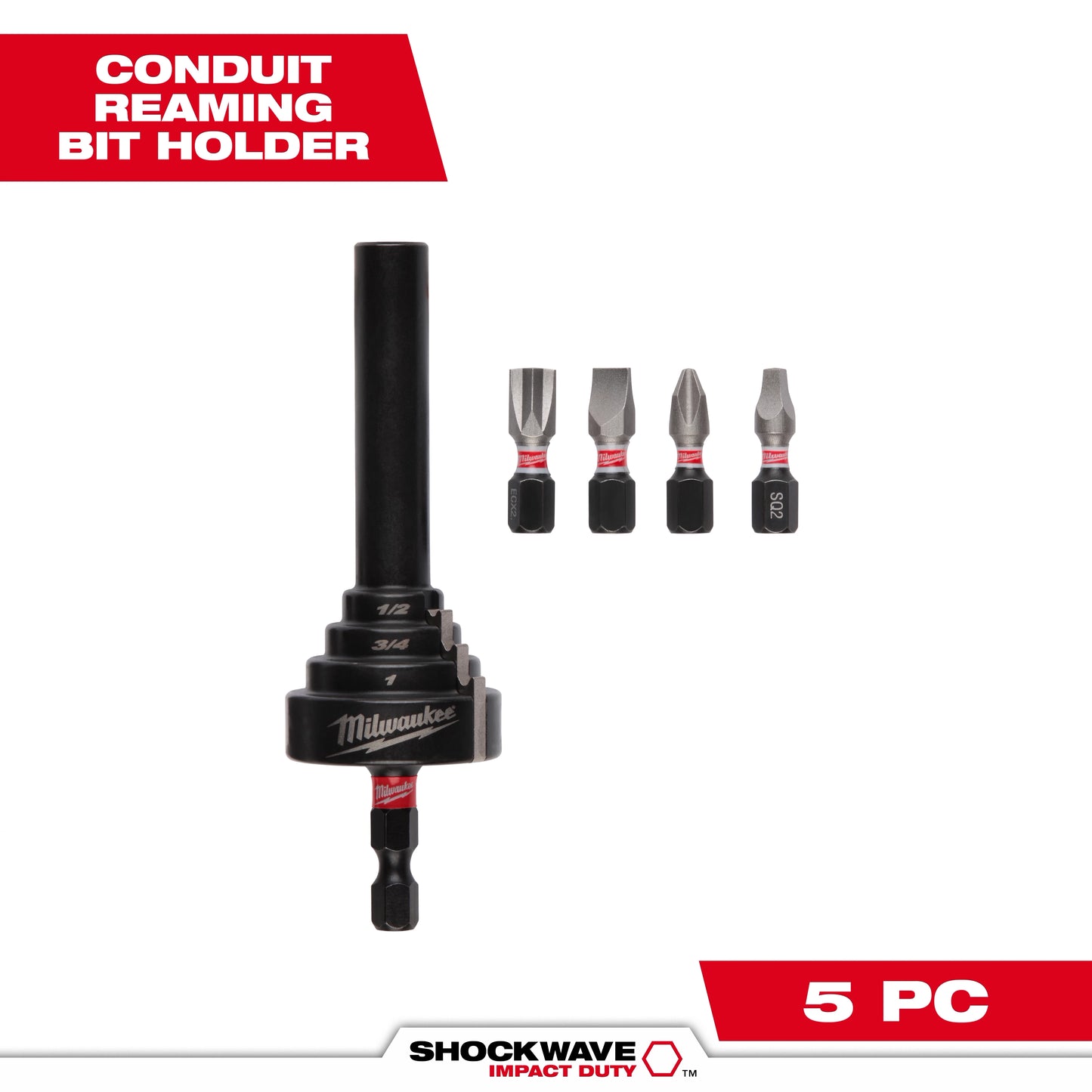 SHOCKWAVE™ Conduit Reaming Bit Holder