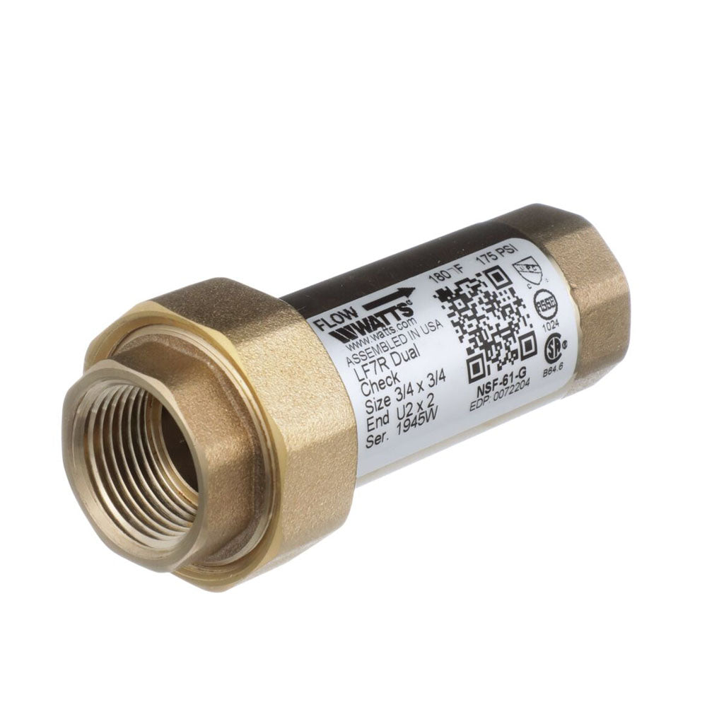 3/4 DUAL CHECK VALVE LF7RU2-2