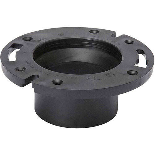 4 X 3 ABS CLOSET FLANGE W/KO