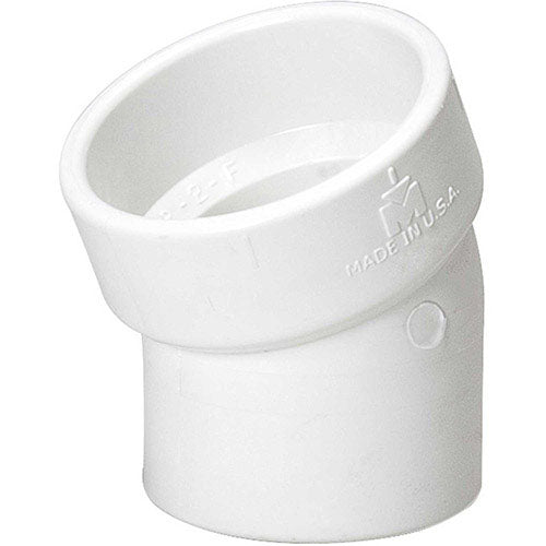 PVC DWV 22-1/2 ST EL