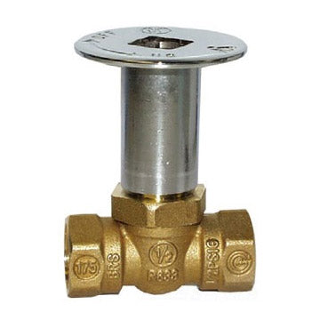 1/4 Turn Straight Polished Bra