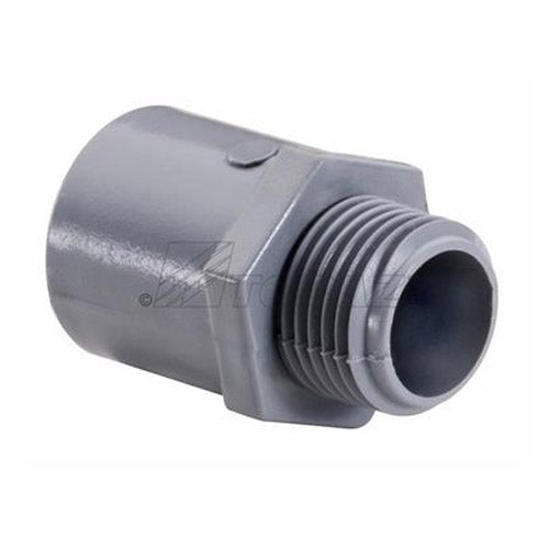 1/2" PVC GRAY MALE ADAPT