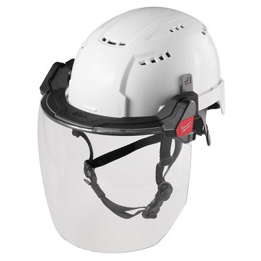BOLT™ Full Face Shield - Clear Dual Coat Lens (Compatible with Milwaukee® Safety Helmets & Hard Hats)