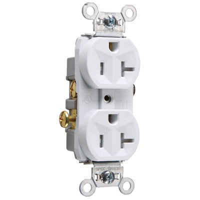 20A WHT Tamp Receptacle