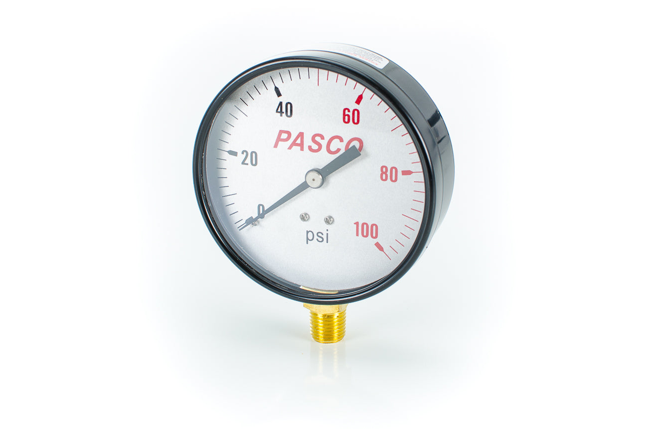 3-1/2 100 PSI PRESSURE GAUGE