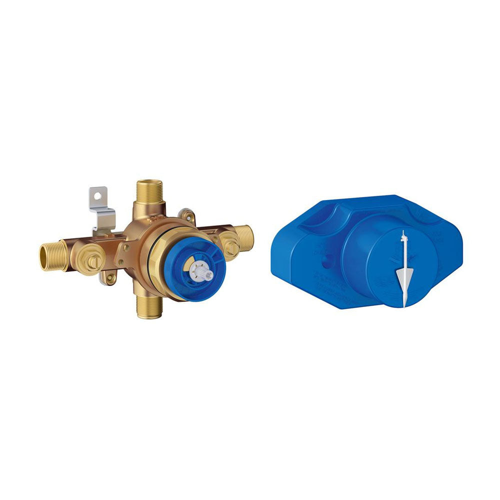 GROHSAFE PB 3PRT VALVE W/STOPS
