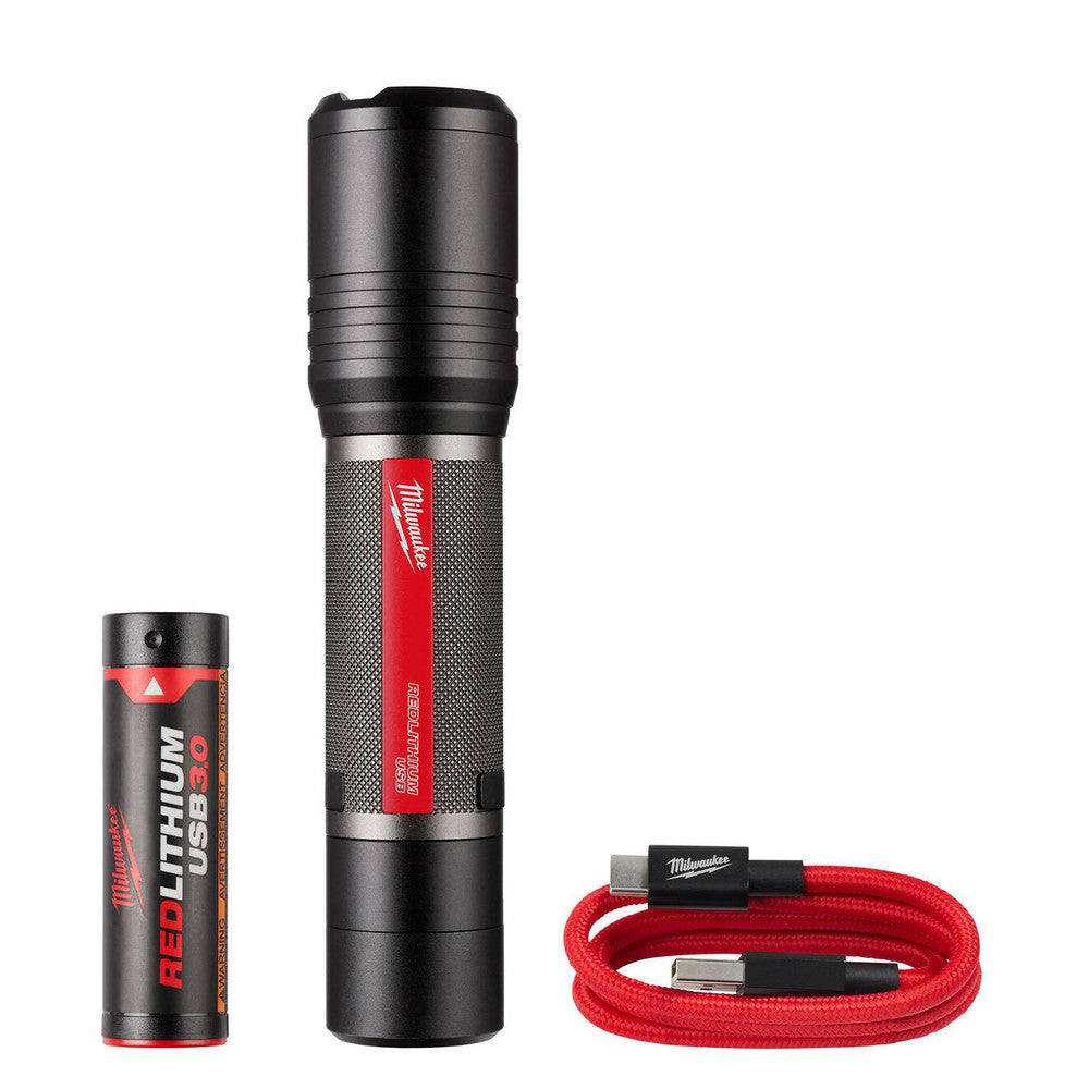REDLITHIUM™ USB 1100L Twist Focus Flashlight