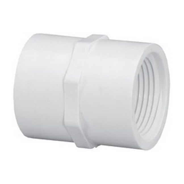 3/4 PVC COUPLER T X T GRAY