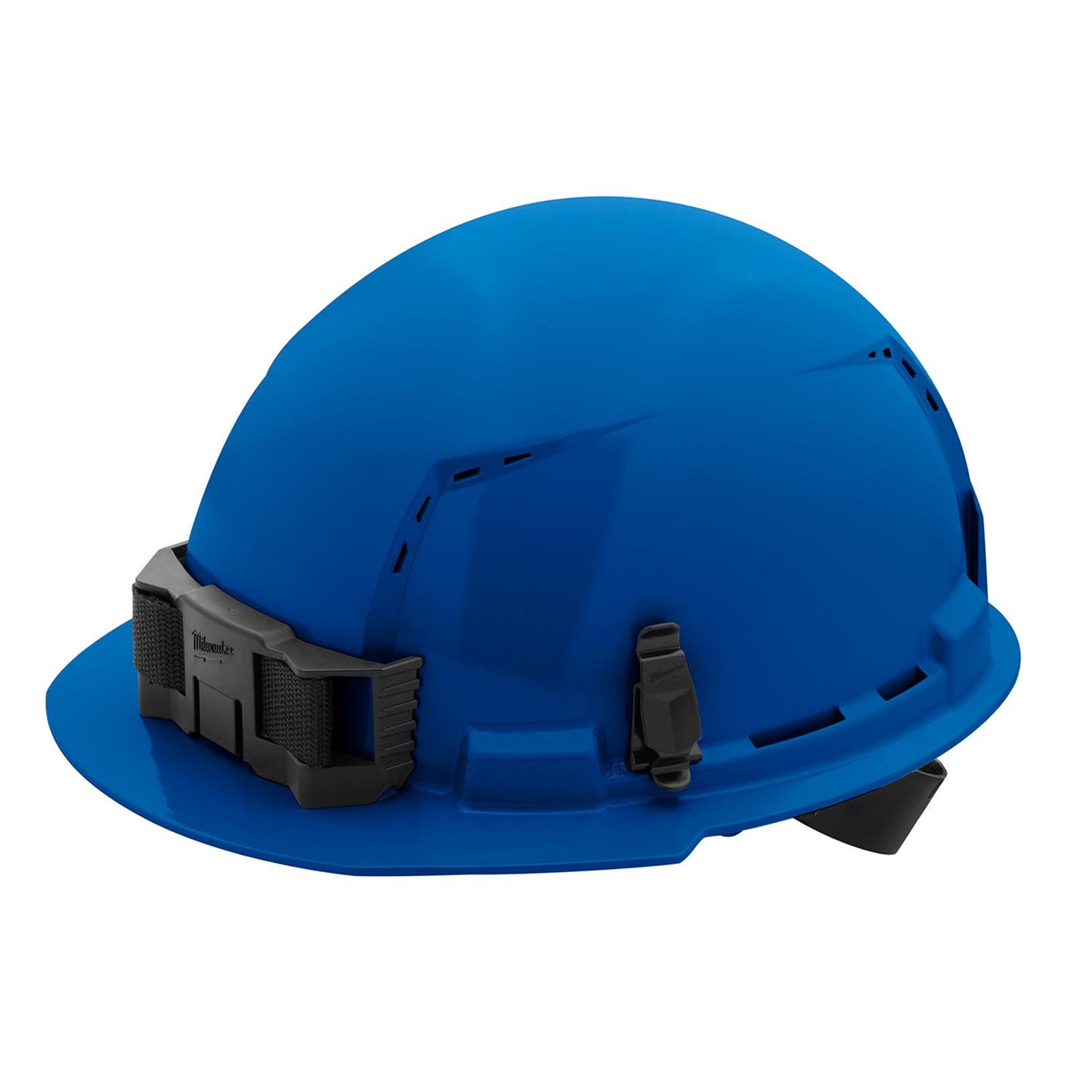 BOLT™ Blue Front Brim Vented Hard Hat w/4pt Ratcheting Suspension (USA) - Type 1, Class C