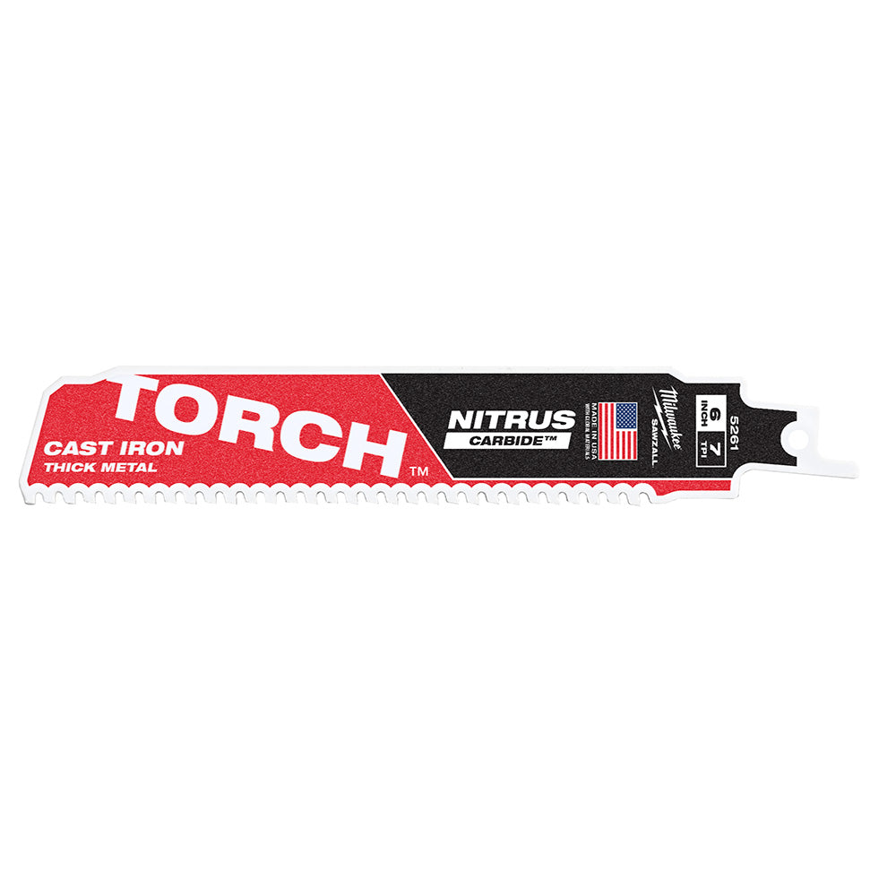 (5)6 TORCH SAWZALL BLADE