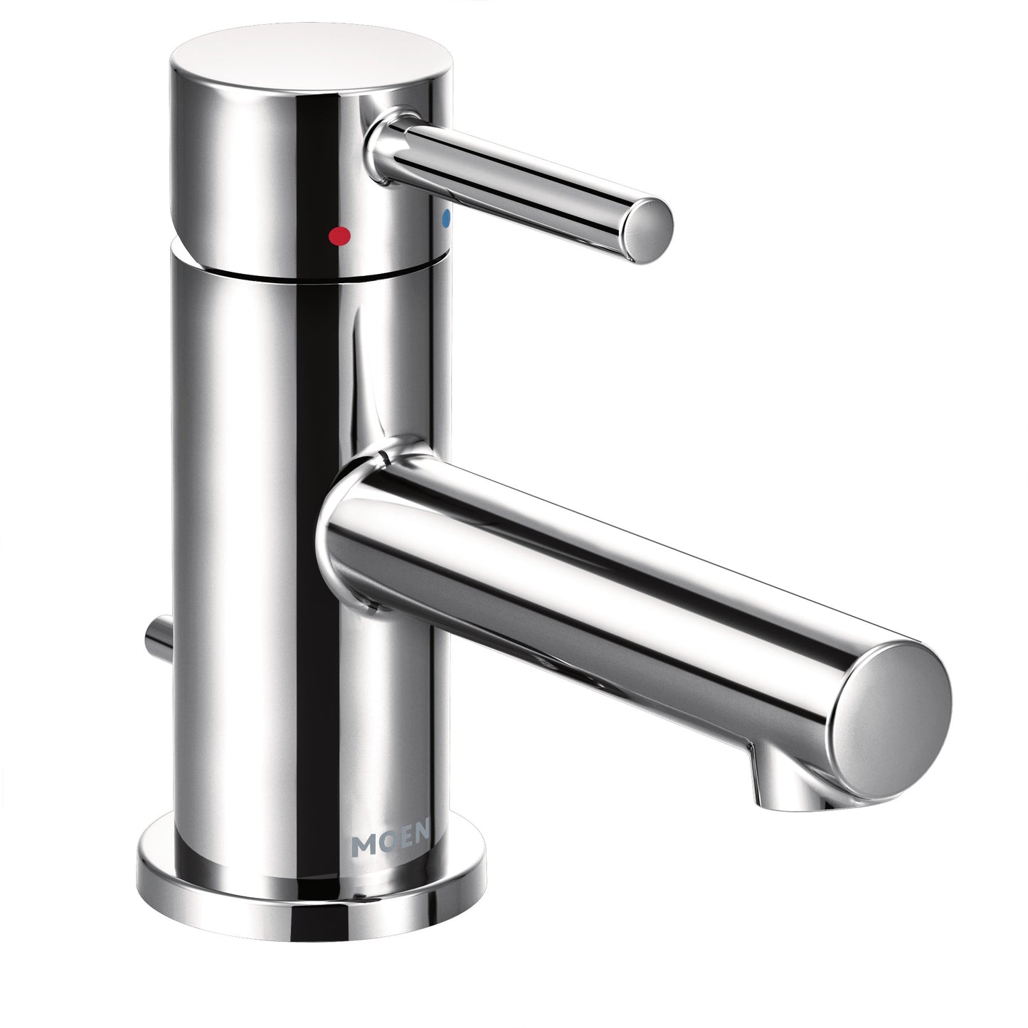 Align Chrome One-Handle Single Hole Low Profile Bathroom Faucet