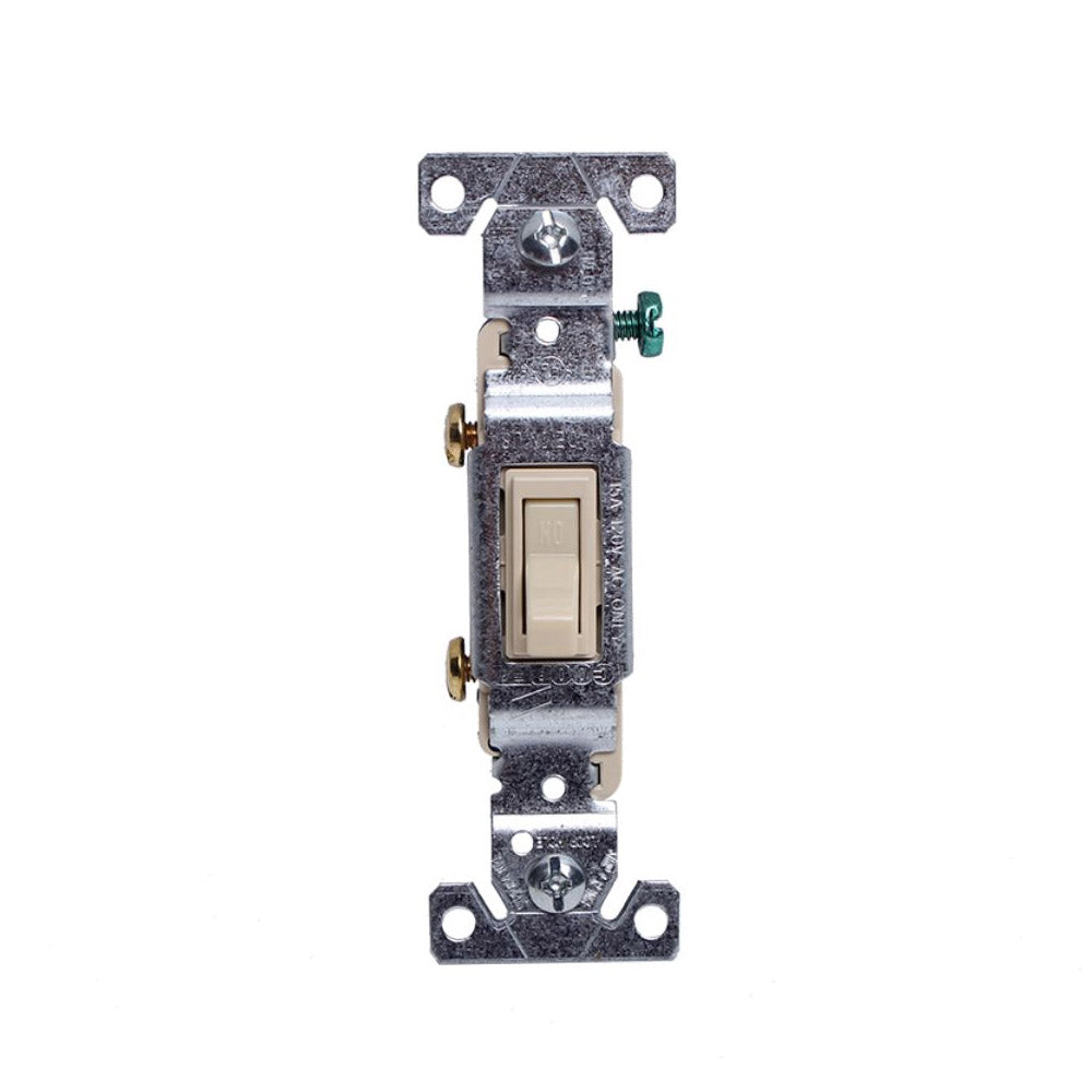 TOGGLE SWITCH 15A-1/2HP IVORY