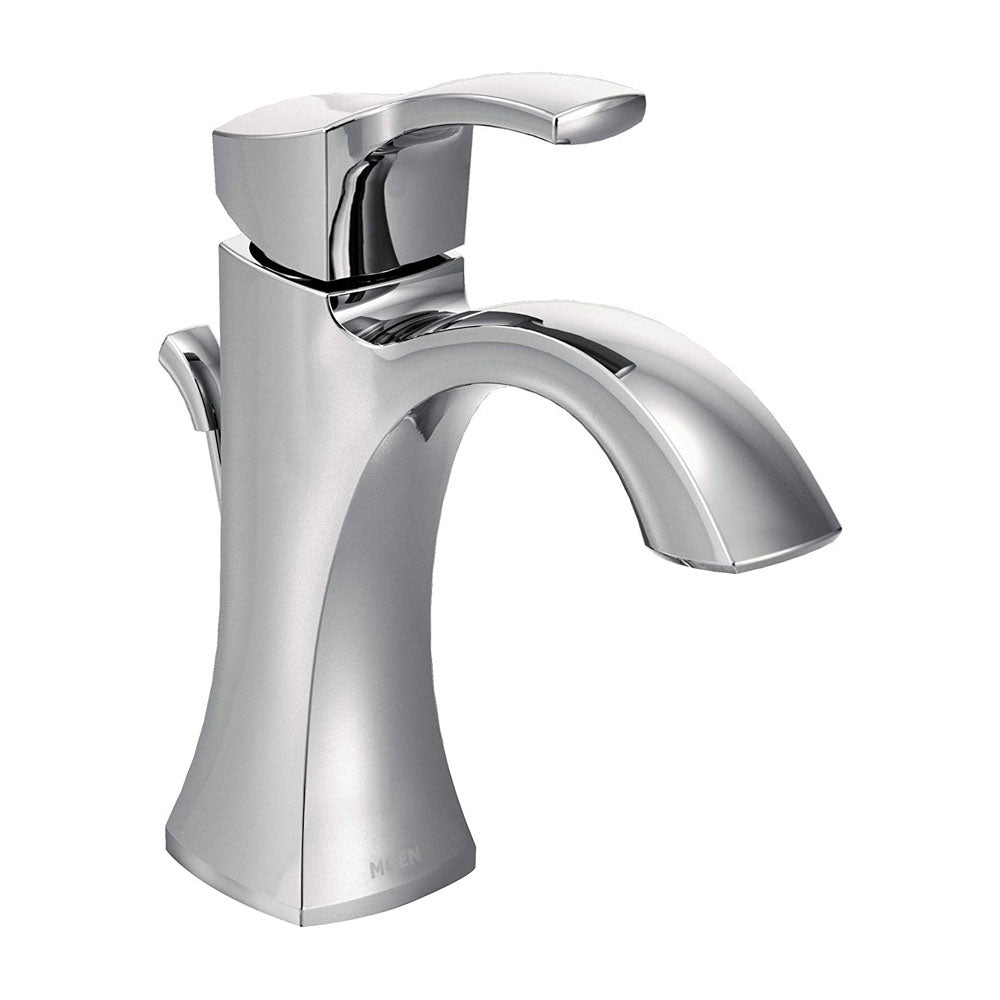 Voss Chrome One-Handle Single Hole Bathroom Sink Faucet