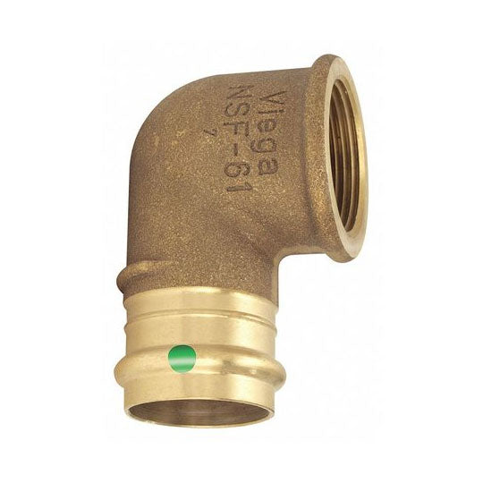 ProPress Zero Lead Bronze 90-Degree Elbow 3/4" x 3/4" P x Female NPT