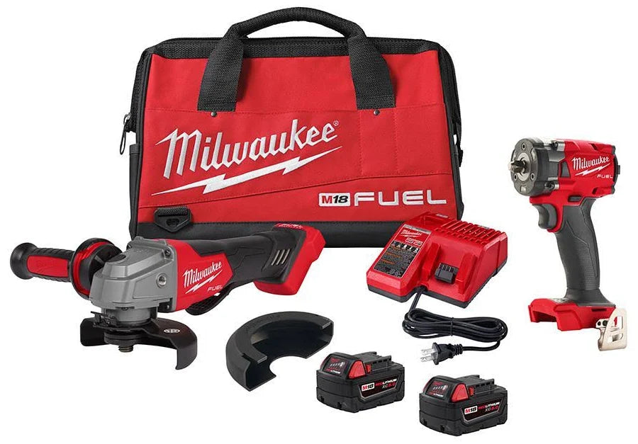 M18 FUEL™ Compact Impact Wrench and Grinder 2-Tool Combo Kit
