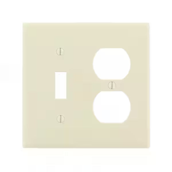 2 GANG TOGGLE/DUPLEX COVER LA