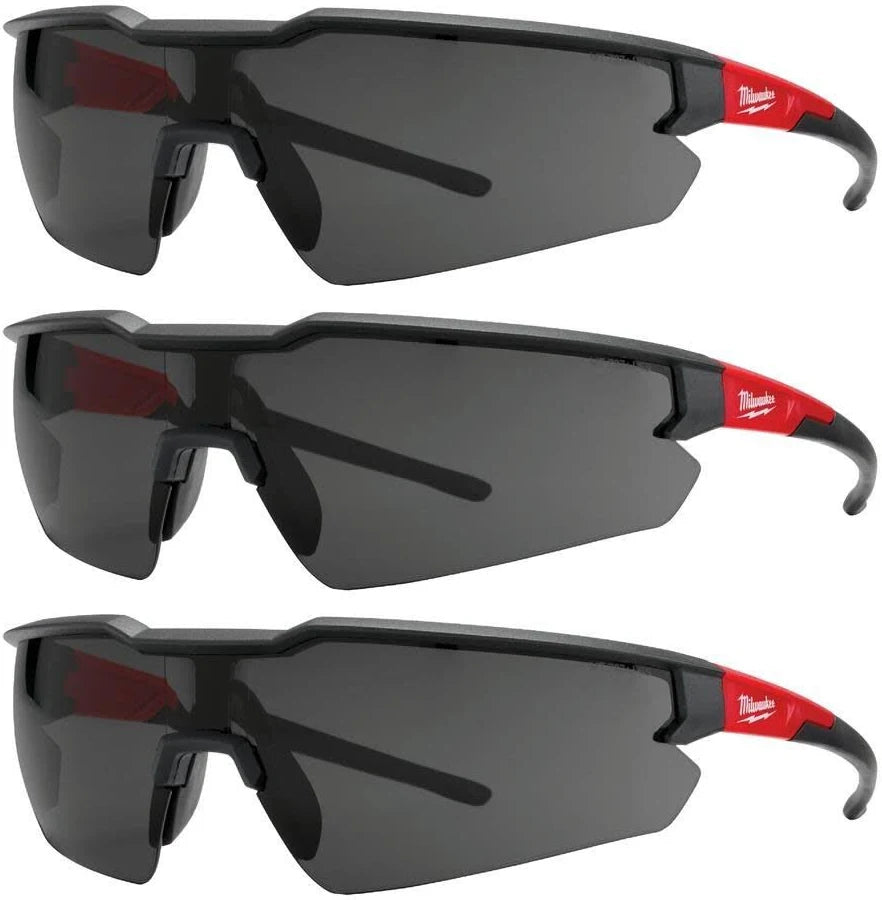 3PK Safety Glasses - Tinted Anti-Scratch Lenses