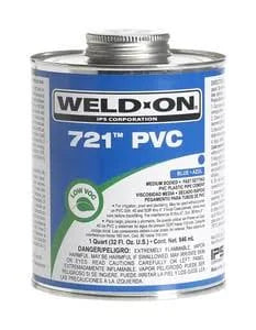 721 QUART PVC GLUE BLUE IPS