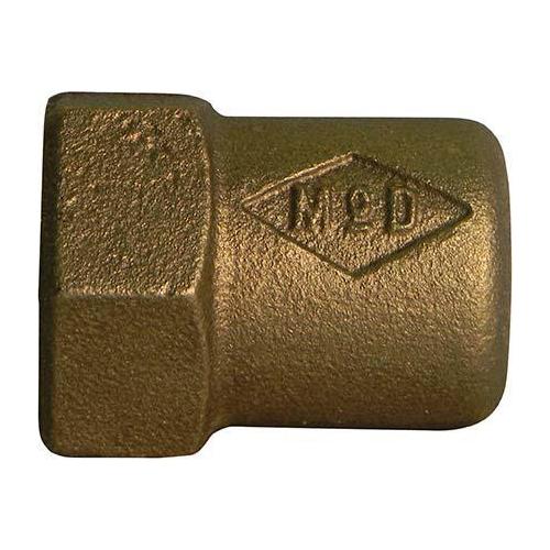 A.Y. McDonald 5130-165, 76130CC Straight Adapter, 3/4 in Nominal, Female C Flare x CTS Compression Coupling End Style, Domestic