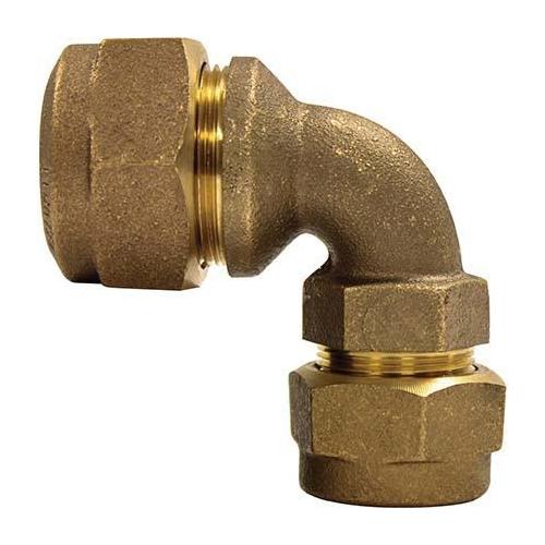 A.Y. McDonald 5182-145, 74761Q 1 1/4 1/4 Bend, 1-1/4 in Nominal, Q CTS Compression End Style, Brass, Domestic