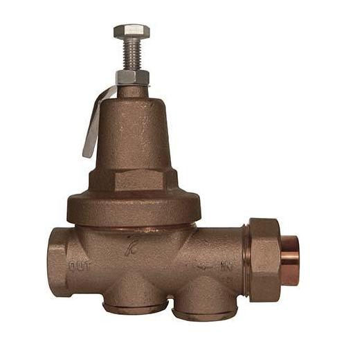 A.Y. McDonald 5424-041, 72600T Pressure Reducing Valve, 3/4 in, FNPT Union x FNPT, 25 to 75 psi, Cast Bronze Body