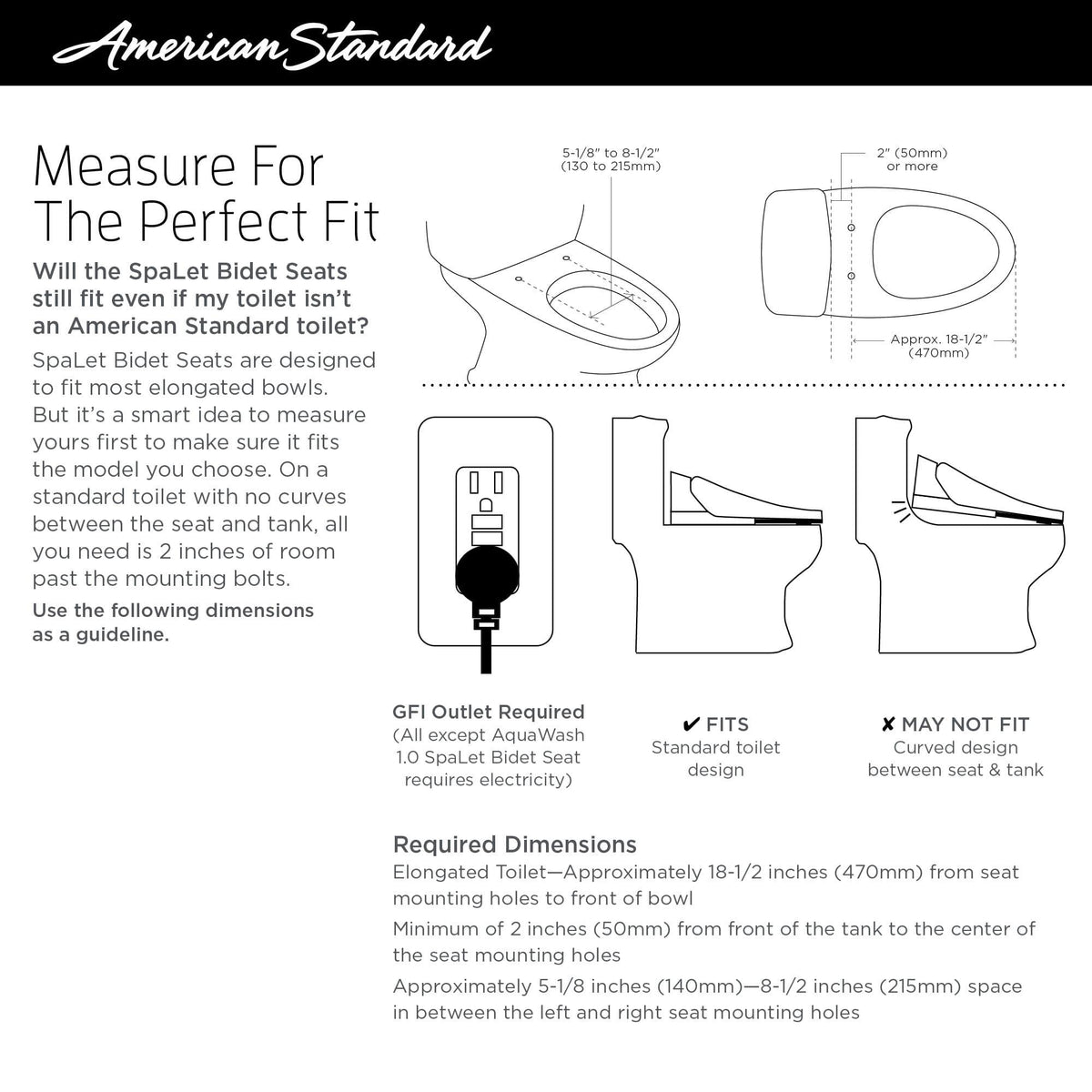 Advanced Clean - AC 1.0 Bidet Seat - Elongated