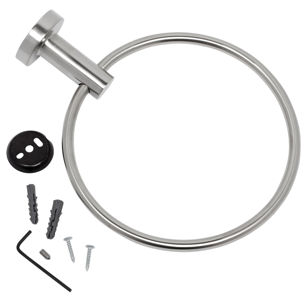 American Standard Townsend® Towel Ring, 24 in L Bar, 2 in OAH x 4 in OAD, Stainless Steel, Import