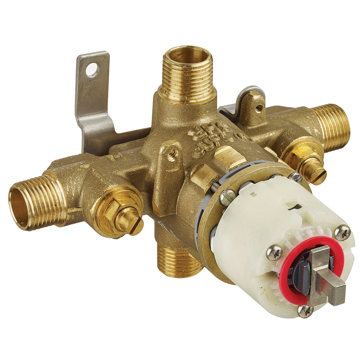 American Standard R121SS Rough-In Valve Body, 1/2 in C x 1/2 in NPT Inlet 1/2 in C x 1/2 in NPT Outlet, Cast Brass Body, Import