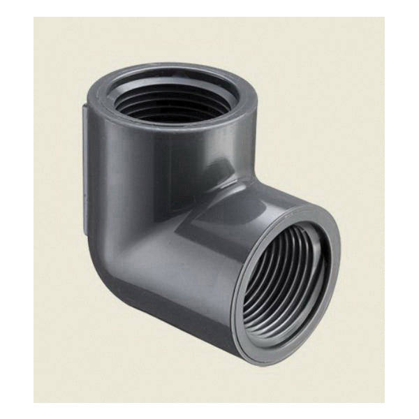3/8" PVC 90° Elbow - FNPT