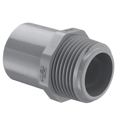Spears® 861-131C Standard Adapter, 1 x 3/4 in, Spigot x MNPT, SCH 80/XH, CPVC, Domestic