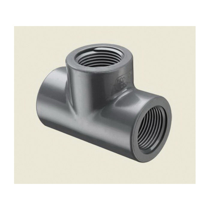 3" Standard Tee - PVC - FNPT