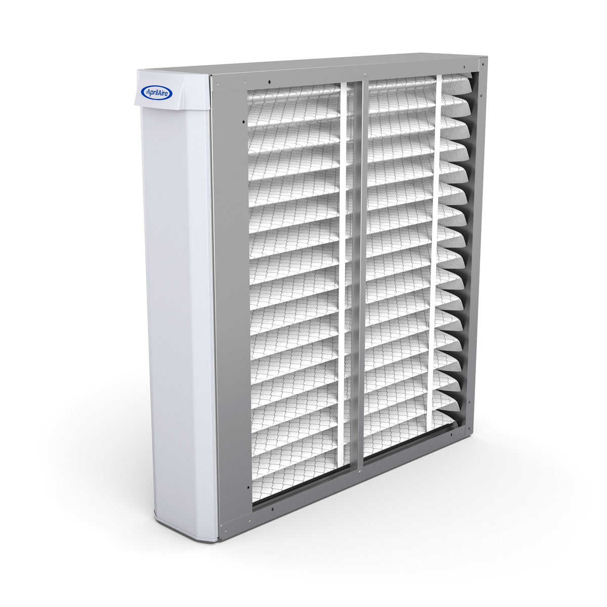 Aprilaire® 1510 High-Efficiency Air Cleaner, 3000 cfm Flow Rate, 32.06 in H x 8.63 in W, Metal