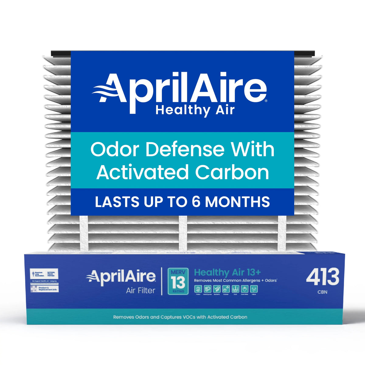 Aprilaire® 413CBN Air Filter, 29.38 in H x 4.69 in W, 13 MERV, Domestic