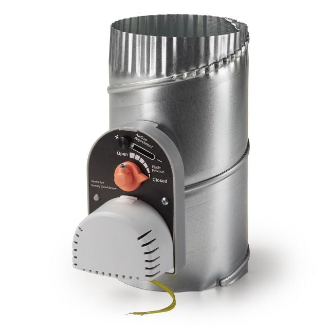Aprilaire® 6512 Round Closed Damper, 12 in Dia, Round Shape, 24 V AC