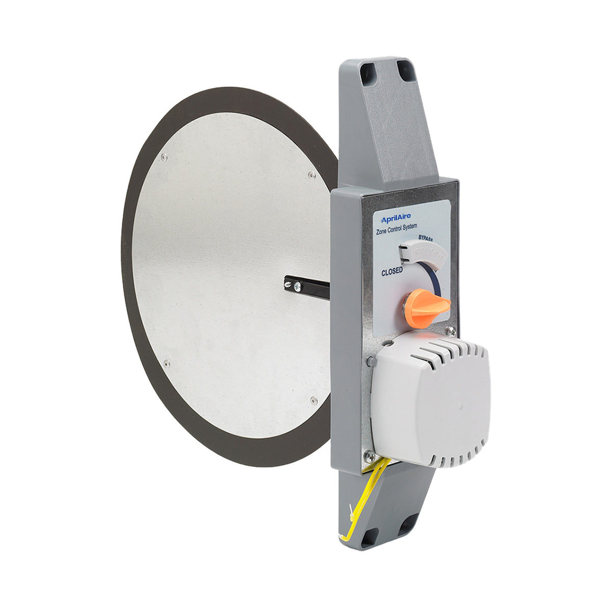 Aprilaire® 6706 Automatic Slip-In Damper, 6 in Dia, Round Shape, 24 V AC