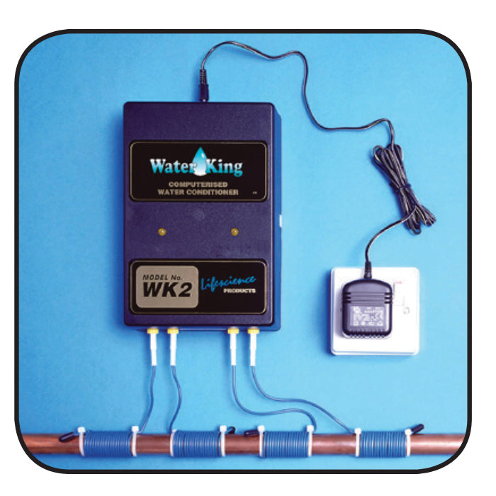 AQUA REX™ WK2 Salt-Free Water Softener, 8 x 6 x 2 in, Import