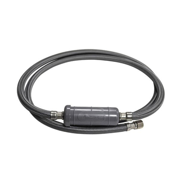 Aquaflo® Flex Arrester™ DWFA-160-PP Dishwasher Connector, 3/8 in Compression Soft Cone x 3/8 in Compression Soft Cone With 3/8 in NPT 90 deg Elbow Adapter