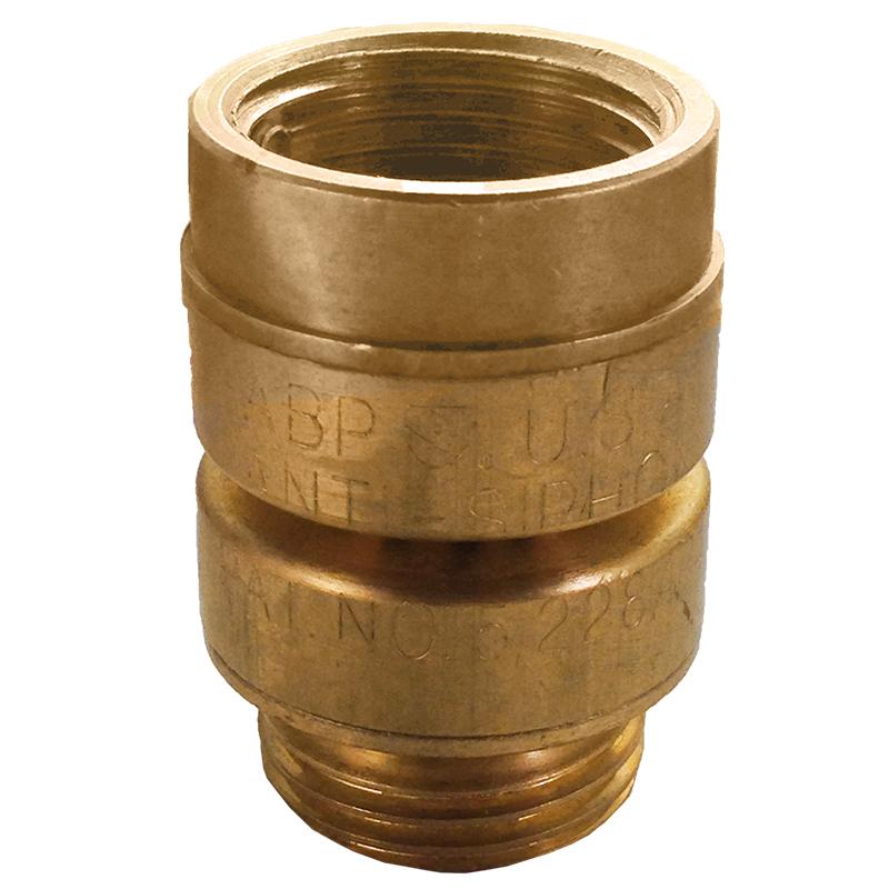 3/4 x 3/4" Self-Draining Backflow Preventer - Brass Alloy