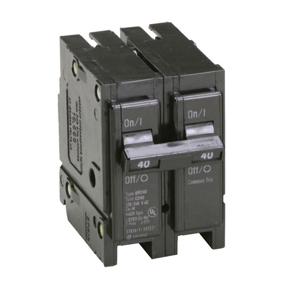 BR DOUBLE POLE 40 AMP BREAKER