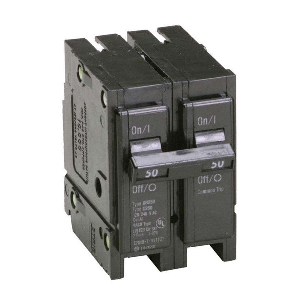 BR DOUBLE POLE 50 AMP BREAKER