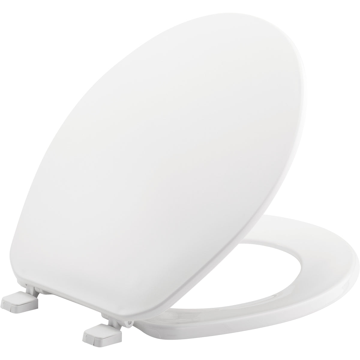 Bemis® 70 000 70 Series Toilet Seat, Round Bowl, Closed Front, White, Concealed Hinge, Import