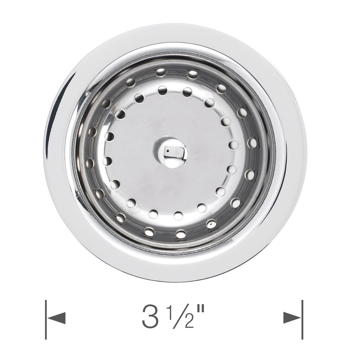 Deluxe Strainer - Stainless Steel - Polished Chrome