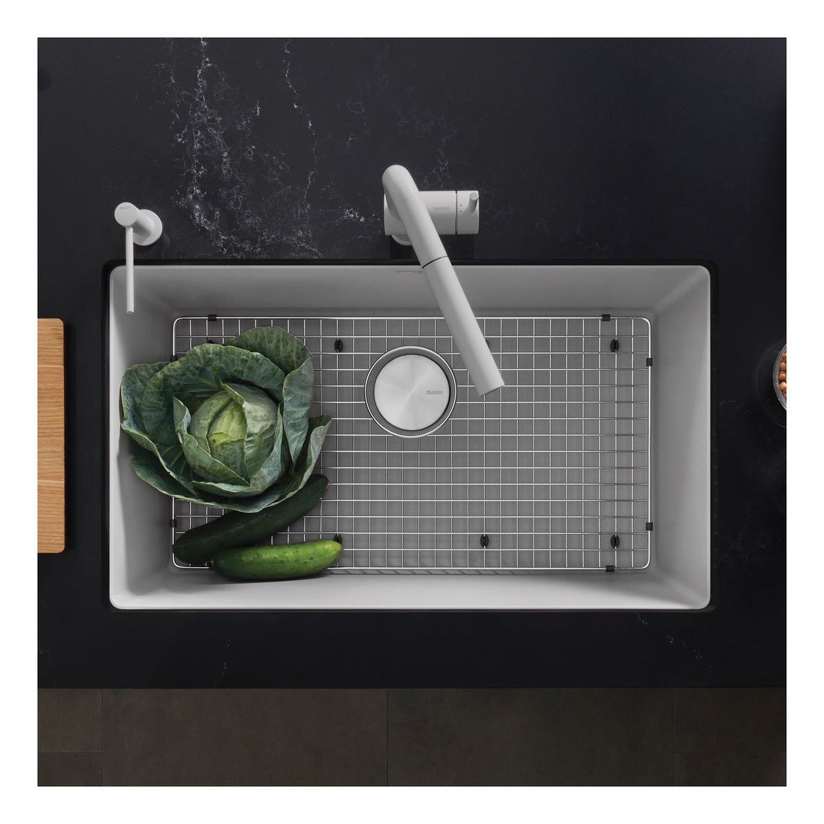 Precis Super Single Bowl Kitchen Sink - Concrete Gray