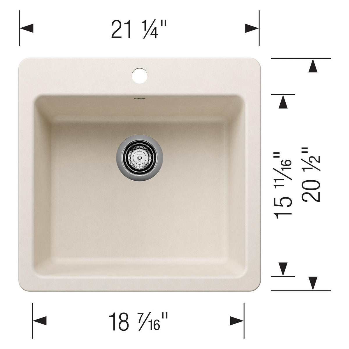 Liven 21 Single Bowl Dual Mount - Kitchen Sink