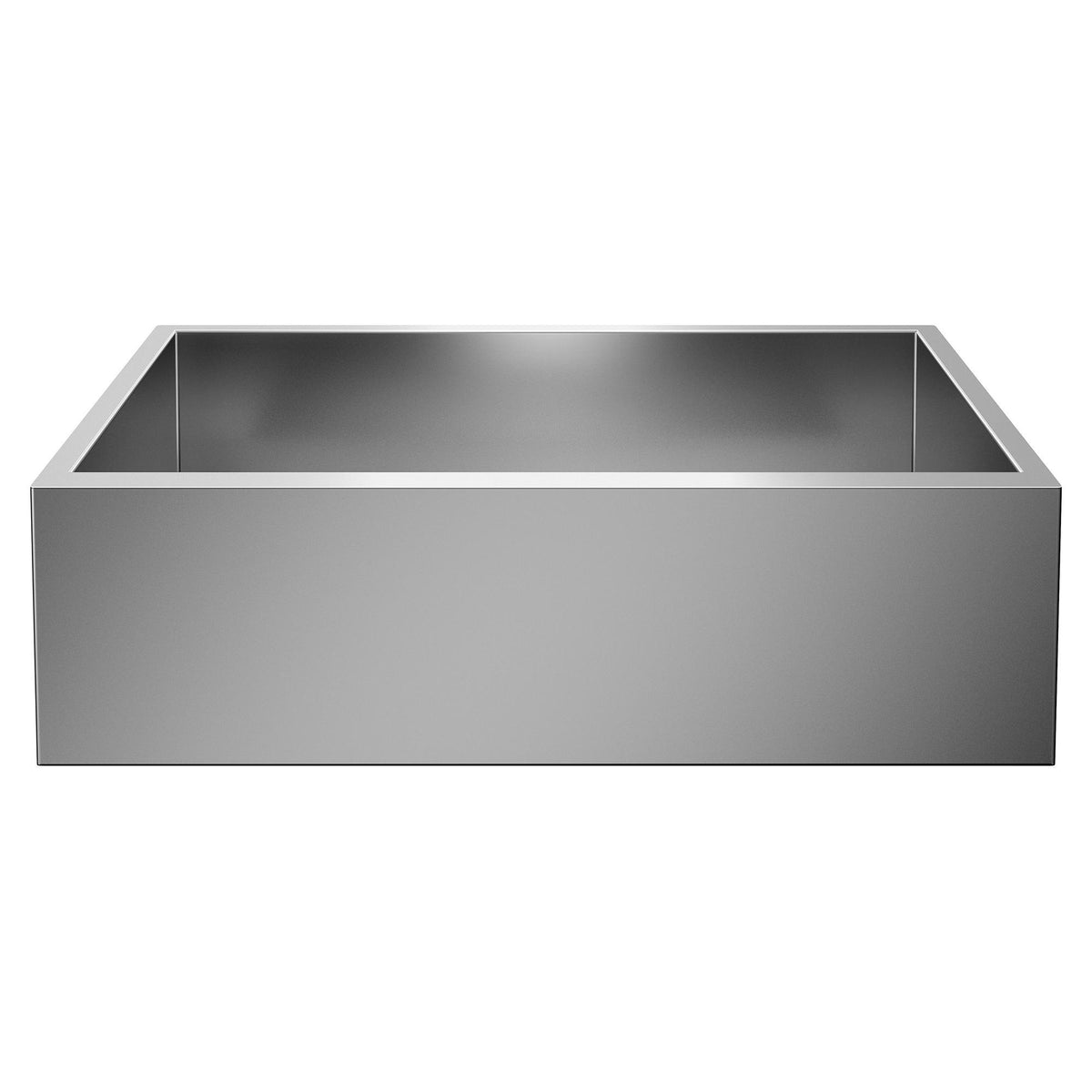 Blanco 513439 PRECISION™ STEELART™ Super Single Bowl Apron Front Kitchen Sink, Rectangle Shape, 32 in W x 19-1/2 in H, Reinforced Base Mount, 304 Stainless Steel, Polished Satin, Import