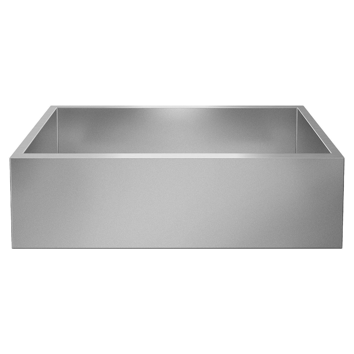 Blanco 524223 PRECISION™ STEELART™ Super Single Bowl Apron Front Kitchen Sink, Rectangle Shape, 32 in W x 19-1/2 in H, Reinforced Base Mount, 304 Stainless Steel, Durinox®, Import