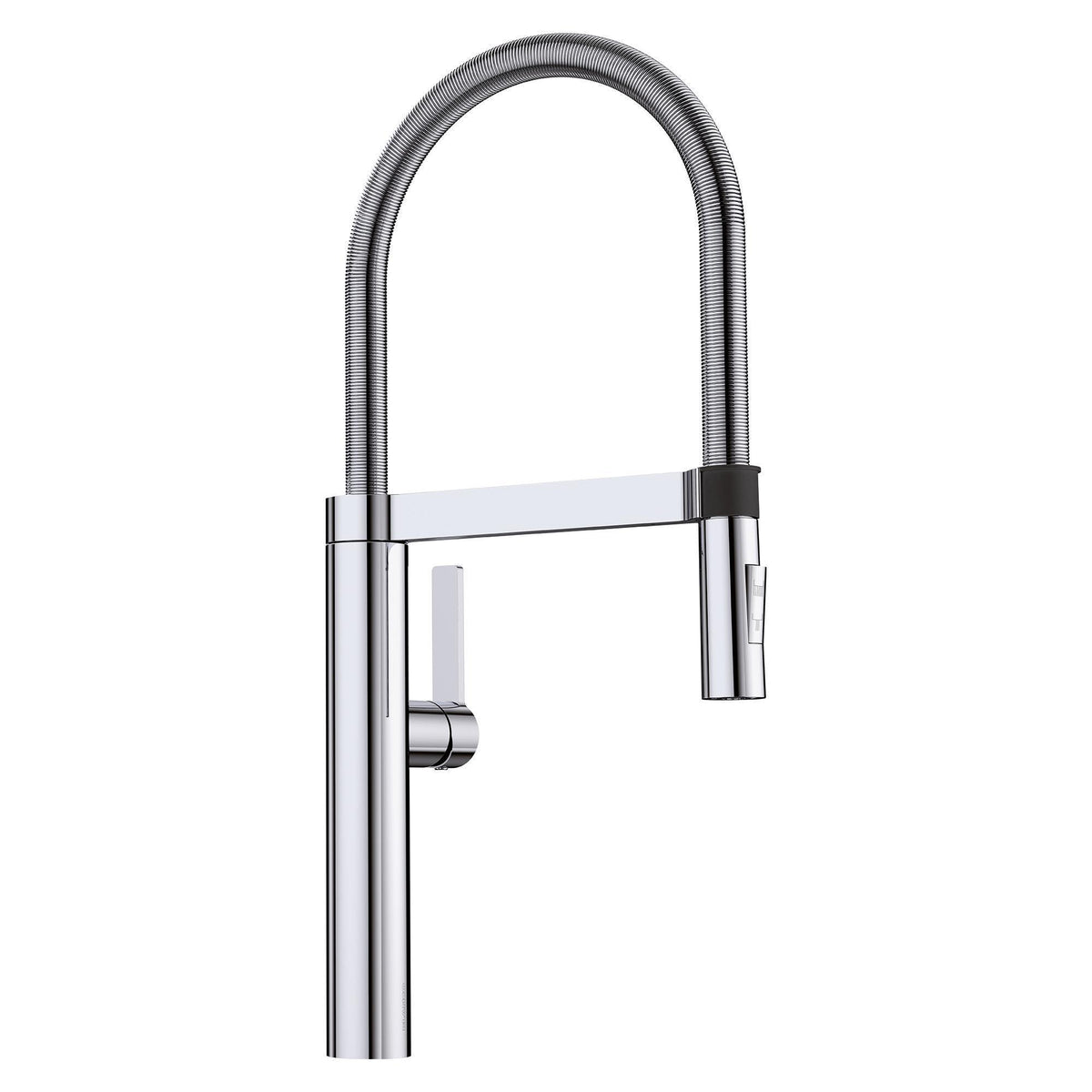 Blanco 441331 Culina™ Semi-Pro Kitchen Faucet, 2.2 gpm Flow Rate, Polished Chrome, 1 Handles, 1 Faucet Holes, Function: Traditional