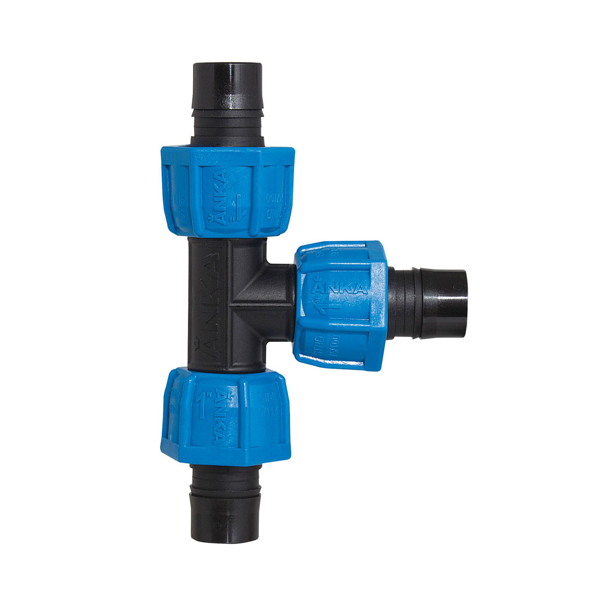 WATTS® ANKA® 88005265 A Series Tee, 1 in Nominal, Barb End Style, Fiberglass Reinforced Nylon, Import