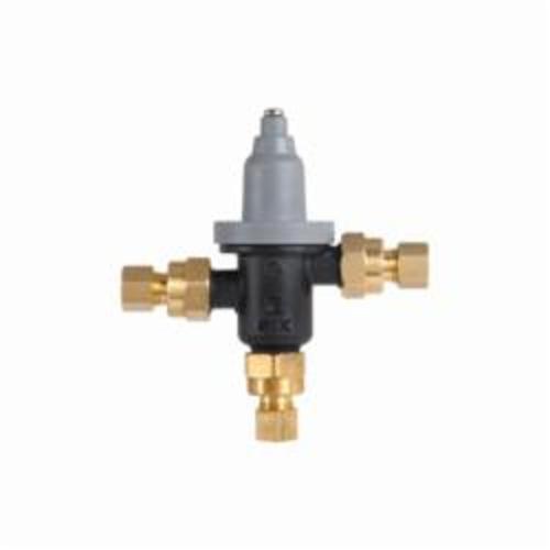 Bradley® Navigator® S59-4000A Adjustable Thermostatic Mixing Valve, 3/8 in, Compression, 125 psi, 0.35 to 6.5 gpm, Glass Filled Polysulfone Body, Domestic