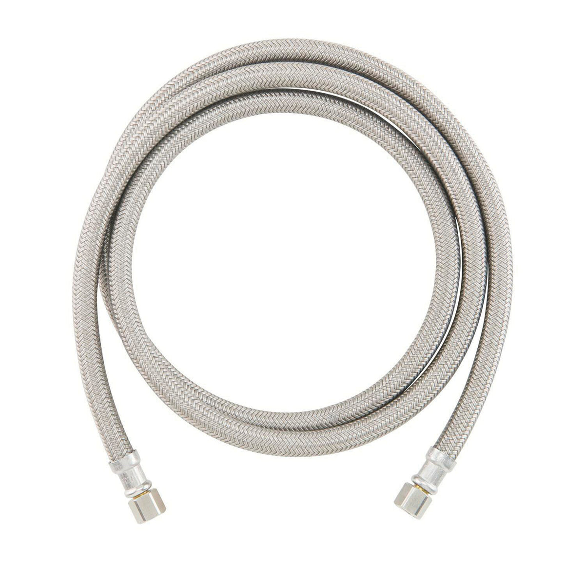 BrassCraft® Speedi Plumb® PLUS B0-60IM F Flexible Water Supply Connector, 1/4 in Nominal, Compression End Style, 60 in L, 125 psi Working, Braided Polymer, Import